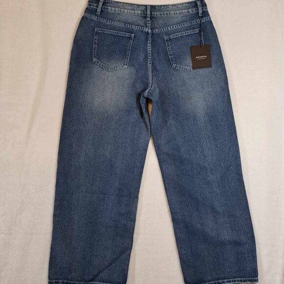 Jeans Women’s Just Fashion‎ Now Relaxed Fit Denim Jeans Distressed Size L - Picture 2 of 11
